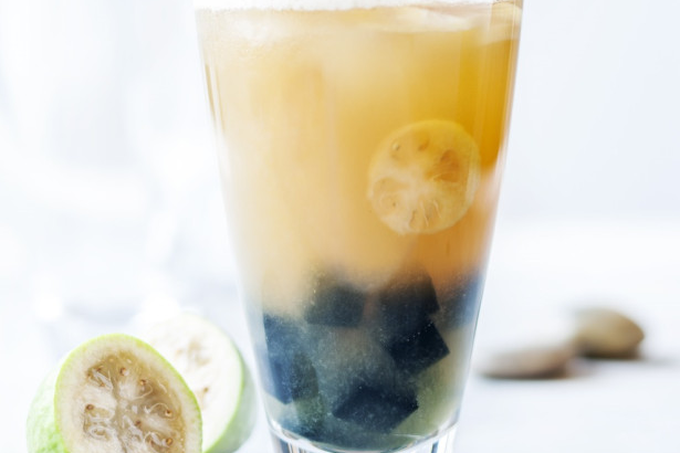 Feijoa and Lemongrass Bubble Tea